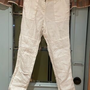 White Linen Pants